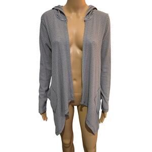 AJ Andrea Jovine open front cardigan with pockets Small NWOT